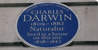 Charles Darwin Blue Plaque London