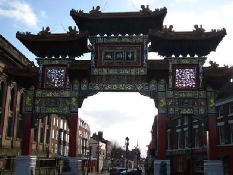 Chinatown in Liverpool